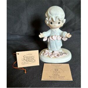 Precious Moments #E-2821 You Have Touched So Many Hearts from 1983, Retired